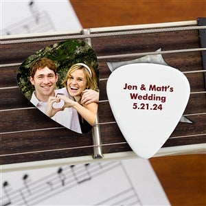 Our Wedding Personalized Photo Guitar Pick - 10316