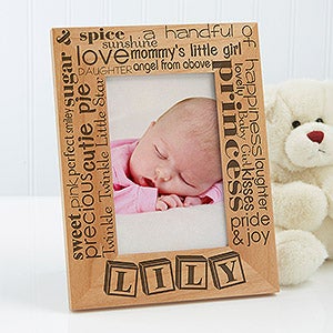 Personalized Baby Photo Frames - Pride  Joy - Vertical - 10827-V