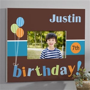 Birthday Time! Personalized 5x7 Wall Frame - Horizontal - 10844-WH