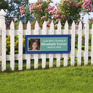 You Name It Personalized Photo Banner - 20x48 - 10934-S