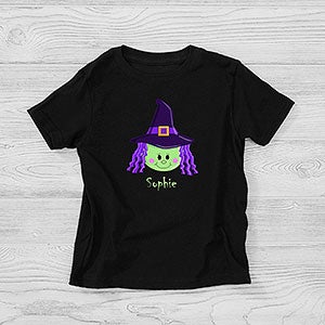 Lil Witch Personalized Halloween Toddler T-Shirt - 11028-TT