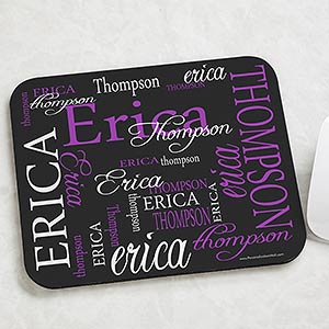 Signature Style Personalized Mouse Pad - 11600