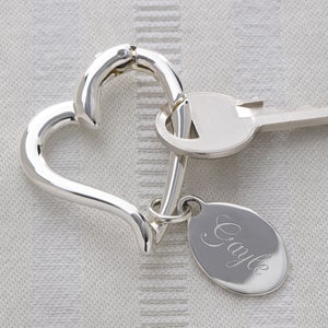 My Open Heart 2-Sided Personalized Keyring - 1168