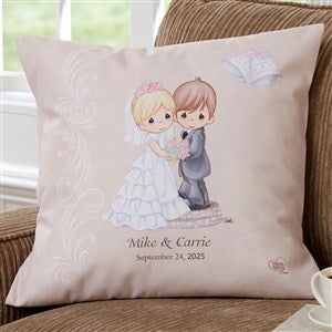 Personalized Wedding Pillow 14quot; Precious Moments - 11681-S