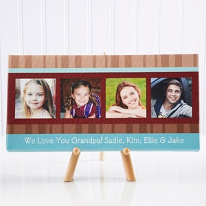 Photo Message To Him Personalized Canvas Print- 5½" x 11" - 11720