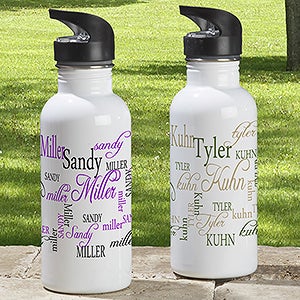 Signature Style Personalized 20 oz. Water Bottle - 11776-1