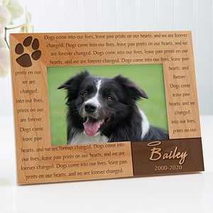 Personalized Pet Memorial Picture Frame - 4x6 - 12125