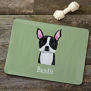 Top Dog Breeds Personalized Dog Food Mat - 12131