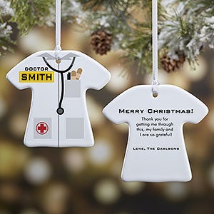 Personalized Christmas Ornaments - Medical Doctor - 2-Sided - 12377-2