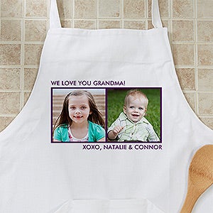Personalized Photo Aprons - Three Pictures - 12384-2A
