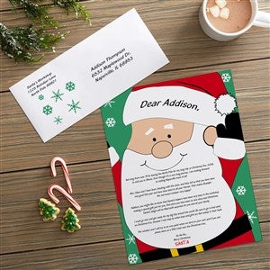 Santas Watching Personalized Letter From Santa - 12410