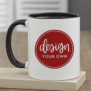 Design Your Own Personalized Coffee Mug - 11oz Black - 12478-B
