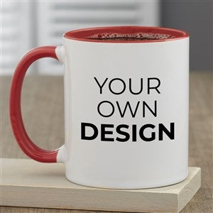 Design Your Own Personalized Coffee Mug - 11oz Red - 12478-R