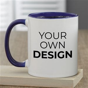 Design Your Own Personalized Coffee Mug - 11oz Blue - 12478-BL