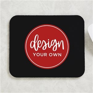 Design Your Own Custom Horizontal Mouse Pad - Black - 12498-B