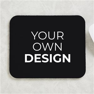 Design Your Own Custom Horizontal Mouse Pad - Black - 12498-B