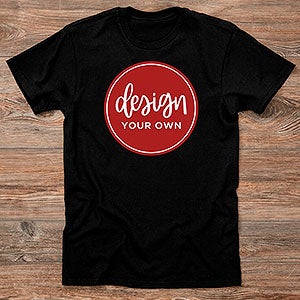 Design Your Own Hanes Adult T-Shirt - Black - 12528-B