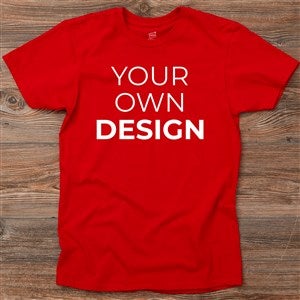 Design Your Own Hanes Adult T-Shirt - Red - 12528-R