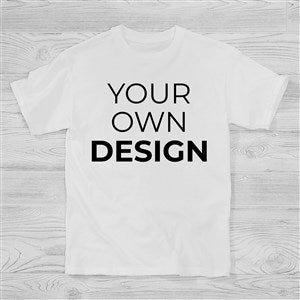 Design Your Own Custom Kids T-Shirt - White - 12773-YT-W