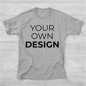 Make Your Own Custom Kids T-Shirt - Light Grey - 12773-YT-LG