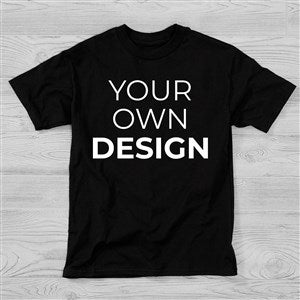 Design Your Own Custom Kids T-Shirt - Black - 12773-YT-K