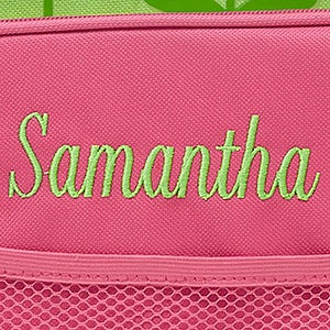 Personalized Kids Suitcases - Flowers Rolling Luggage for Girls
