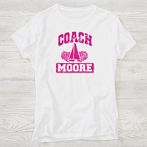 Personalized Coach Ladies Fitted T-Shirt - 15 Sports - 12950-FT