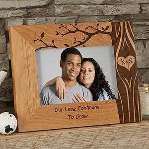 Carved In Love Personalized Picture Frame- 4 x 6 - 13026-S