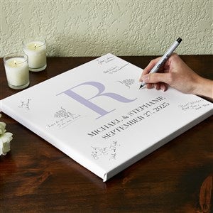 Personalized Wedding Guestbook Canvas - 20x30 - 13042-L