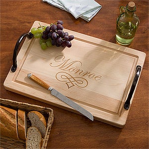 Personalized 18quot; Maple Cutting Board - Family Name - 13070D-H