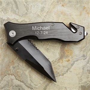Survivor Personalized Lock-back Knife - 13107