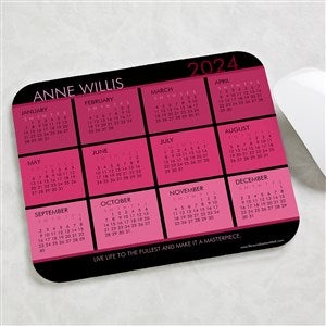 Its a Date! Personalized Calendar  Quote Mouse Pad - 13149