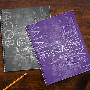Hidden Name Personalized Large Notebooks-Set of 2 - 13245