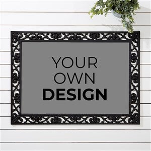 Design Your Own Personalized 18x27 Doormat - Grey - 13289-Grey