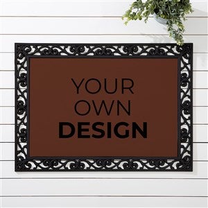 Design Your Own Personalized 18x27 Doormat - Brown - 13289-Brown