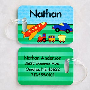 Just For Him Personalized Luggage Tag 2 Pc Set - 13307