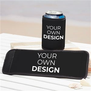 Make Your Own Custom Can Wrap  Bottle Wrap - Black - 13323-Black