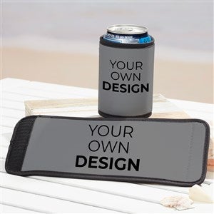 Create Your Own Custom Bottle Wrap  Can Wrap - Grey - 13323-Grey