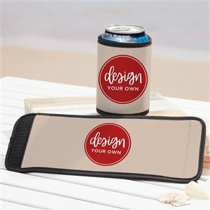 Design Your Own Personalized Can  Bottle Wrap- Tan - 13323-Tan