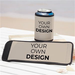 Design Your Own Personalized Can  Bottle Wrap- Tan - 13323-Tan