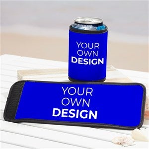 Design Your Own Custom Bottle Wrap  Can Wrap - Blue - 13323-Blue