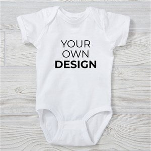 Design Your Own Personalized Baby Bodysuit - White - 13327-W