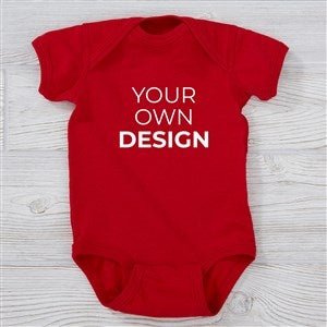 Design Your Own Personalized Baby Bodysuit - Red - 13327-R