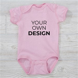 Design Your Own Personalized Baby Bodysuit - Pink - 13327-P