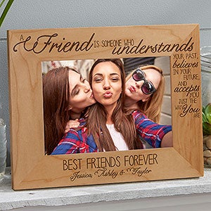 Best Friends philoSophie's Personalized Shiplap Frame 4x6 Vertical