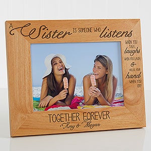 Special Sister Personalized Photo Frame- 5 x 7 - 13382-M