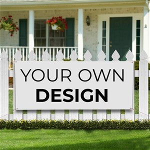 Design Your Own Custom Vinyl Banners - White - 13397-White