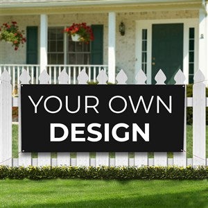 Make Your Own Custom Vinyl Banners - Black - 13397-Black