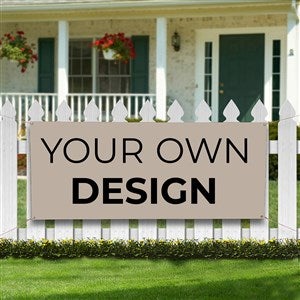 Design Your Own Personalized Banner- Tan - 13397-Tan