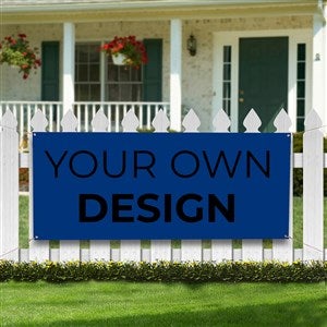 Design Your Own Custom Printed Vinyl Banners - Blue - 13397-Blue